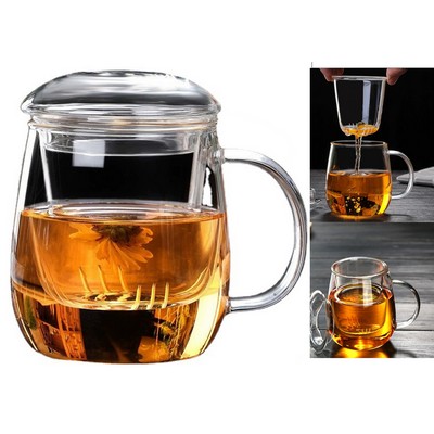 350 ML 12 oz Tea Glass Mug