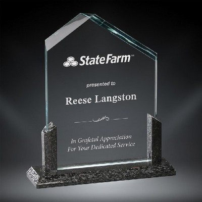 Summit Glass Award, 6 1/2"H