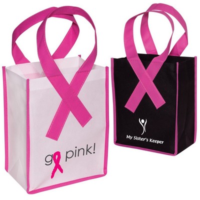 Cross Handle Non-woven Handbag