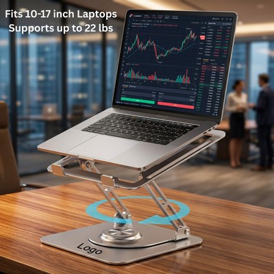 Heavy Duty Aluminum 360 Rotating Laptop Stand
