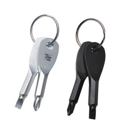 Multifunctional Screwdriver w/Keyring