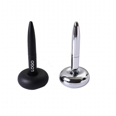 Office Desk Decor Magnetic Cool Tech Gadgets Levitating Ballpoint Pen with Floating Base