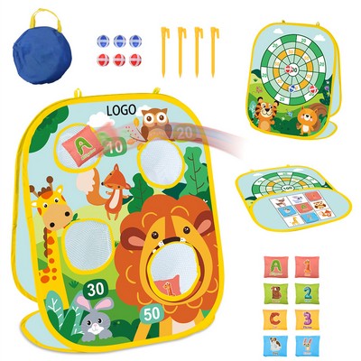 Animal Bean Bag Toss Game