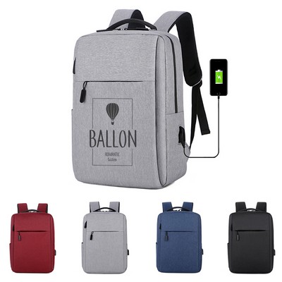 15.6" Multifunctional USB Computer Backpack