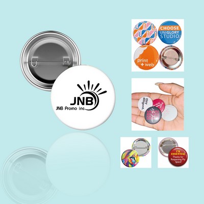 3" Full-Color Pin Back Button