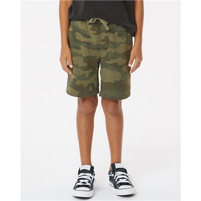 Independent Trading Co. Youth Lightweight Blend Fleece Shorts