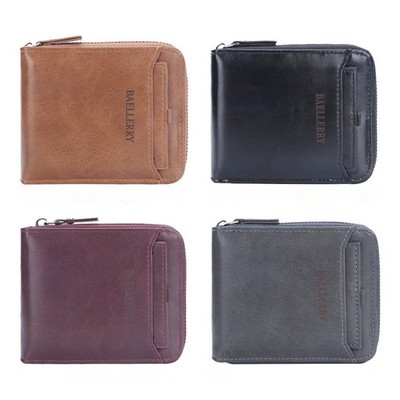 Men's Faux Leather Wallet
