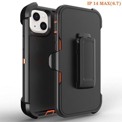 iPhone 14 Plus Max Rugged Case with Belt Clip