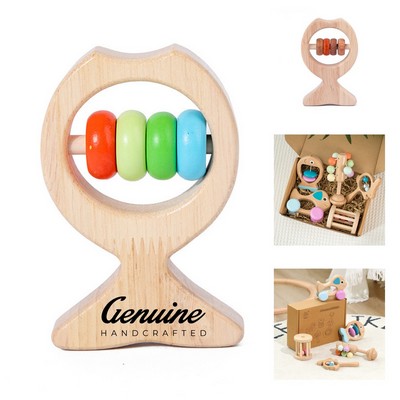 Sustainable Wooden Baby Rattle