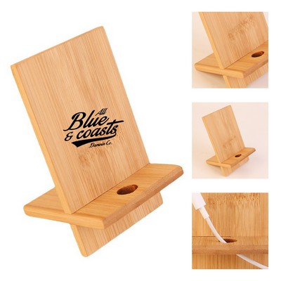 Bamboo Mobile Phone Holder