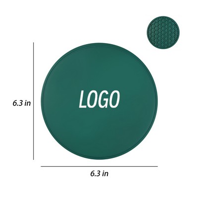 Heatproof Silicone Round Kitchen Mat