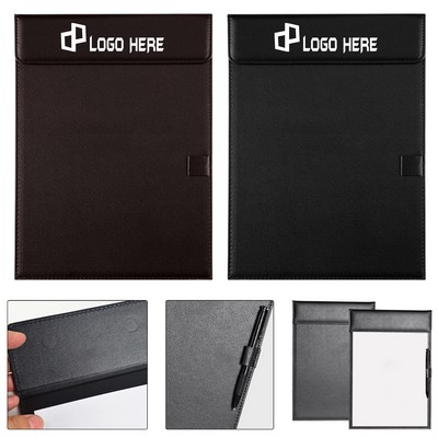 Leather Document Board W/ Pen Slot