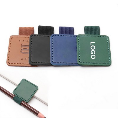 PU Pen Holder With Elastic Loop