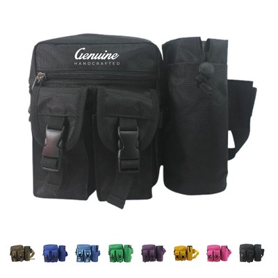 Outdoor Adventure Fanny Pack with Bottle Holder