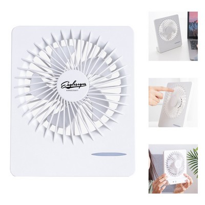 Advanced Blade Design Rotatable Desk Fan with Adjustable Airflow