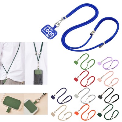 Crossbody Mobile Device Lanyard with Adjustable Strap