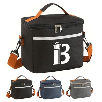 Canvas Crossbody Large Capacity Lunch Bag