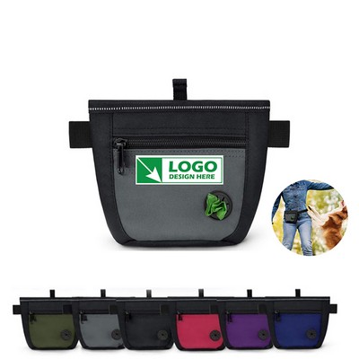 Dog Treat Pouch with Poop Bag Dispenser