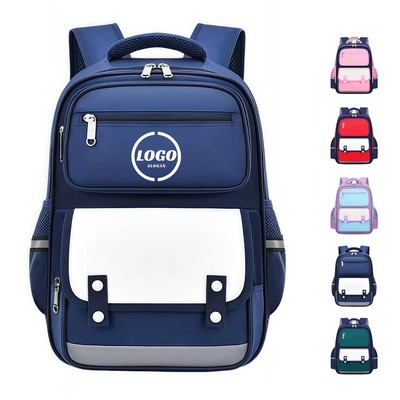 Child-Safe School Backpack with Reflective Trim