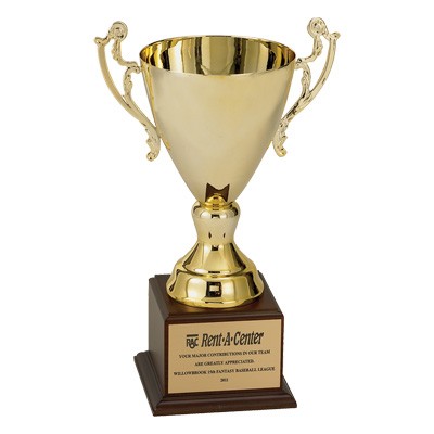 15" Ramona Series Trophy with 11" Gold Metal Cup
