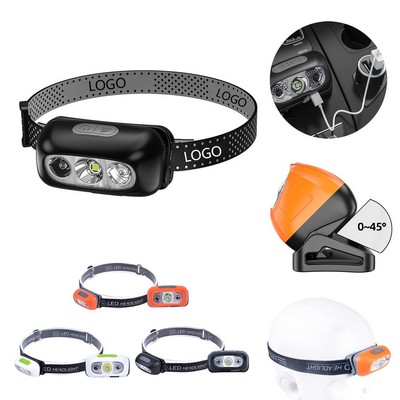 Outdoor Camping Head Lamps w/Adjustable Headband