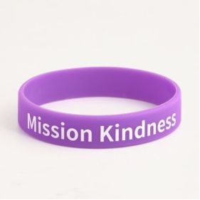 1" Custom Printed Silicone Wristband