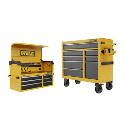 DeWalt 41" 6 Drawer Tool Chest W/ 41" 8 Drawer Rolling Tool Cabinet