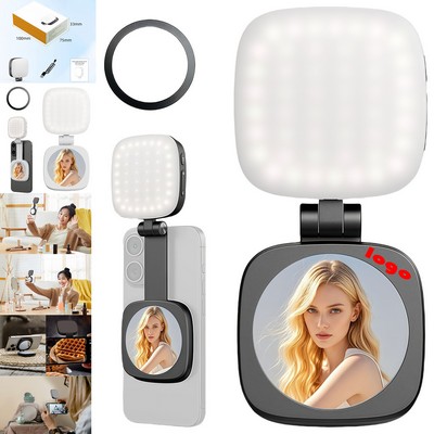Custom Magnetic Selfie Light for Phone – Universal Clip-On, Rechargeable, Promotional