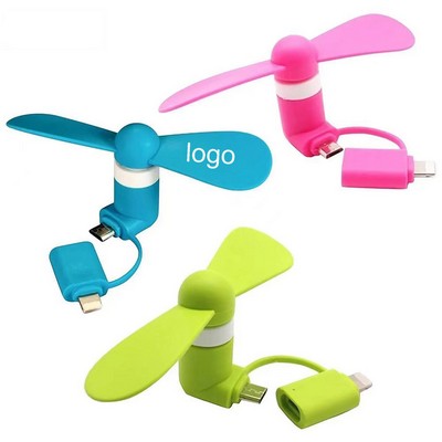2" 1 Mini Phone Fan