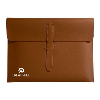 PU Leather Envelope Document Holder File Bags