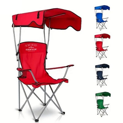 Foldable Camping Chair with Canopy