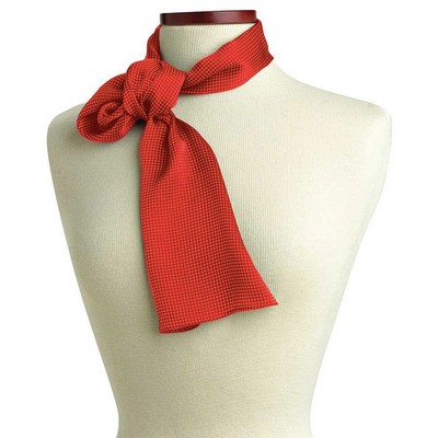 Orange Carlton Silk Scarf - 21"x21"