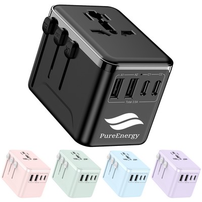 67W Universal International Travel Adapter