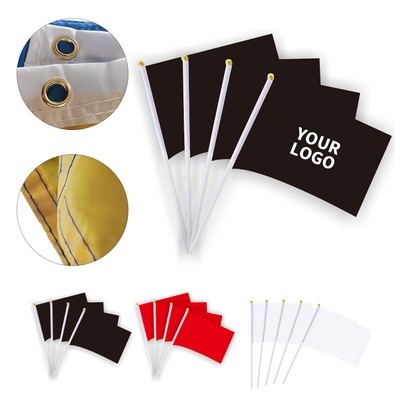 Polyester Mini Stick Flag 8.27 x 5.5