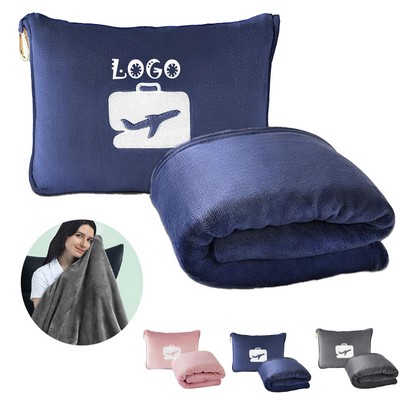 2" 1 Travel Blanket And Pillow