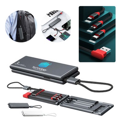 Portable Multi-Function 3-in-1 Charging Cable Magic Box