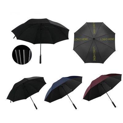Black Rubber Cloth Golf Umbrella