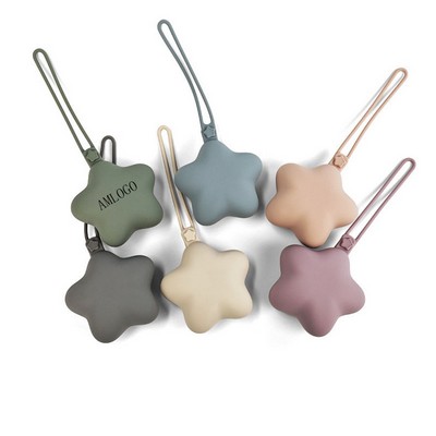 Silicone Star Pacifier Holder Case