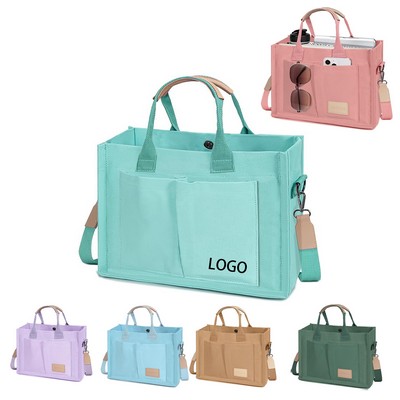 Women's Canvas Tote Handbag Shoulder Bag