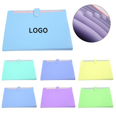 Wave Pattern Durable File Folder