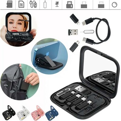 USB-C Travel Adapter Charging Cable With Mirror Set