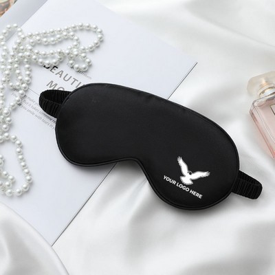 Satin Sleep Eye Mask Adjustable Light Blocking Soft