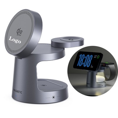 Qi2 25W Magnetic 3" 1 Desk Lamp Wireless Charging Stand