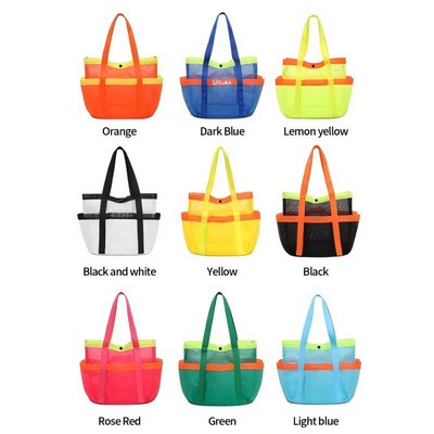 Large Utility Mesh Beach Tote Bag