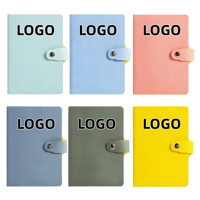 A7 Snap PU leather Notebook