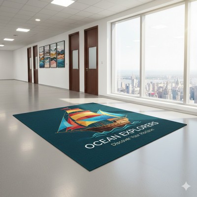 35" x 63" Dornier Microfiber Rug with Non-Slip Back