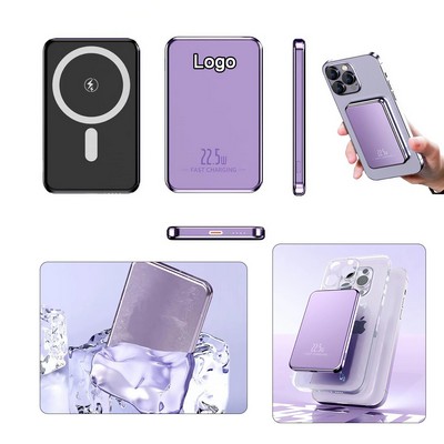 20000mAh Magnetic Wireless Power Bank Ultra Slim Portable Fast Charger