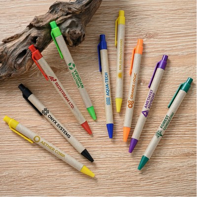 Eco Recycled Paper Click Pen