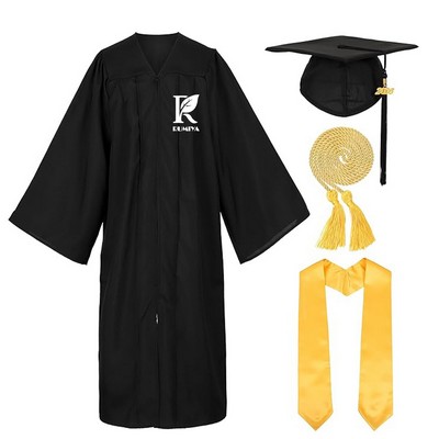 Graduation Cap Gown Stole Set