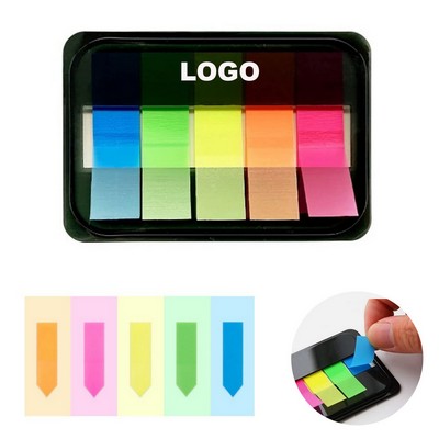 Pop-Up Tab Case with Multicolored Sticky Notes